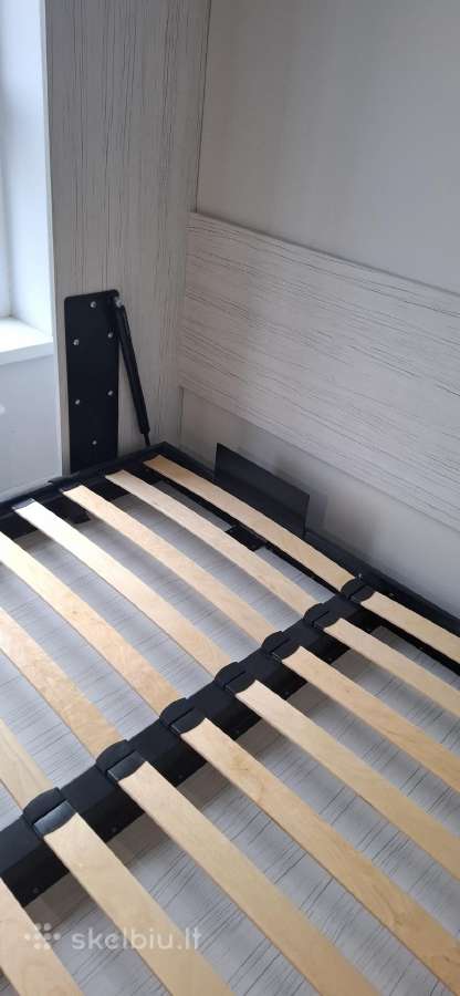Idealios būklės vertikali lova spintoje 140x2000 - nuotraukos Nr. 10
