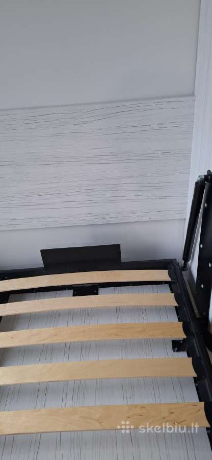 Idealios būklės vertikali lova spintoje 140x2000 - nuotraukos Nr. 11