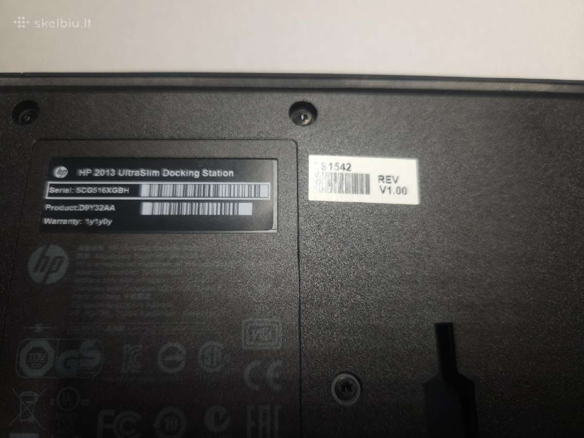 Hp Elitebook 820 G3 8gb RAM 256gb SSD Docking - nuotraukos Nr. 9