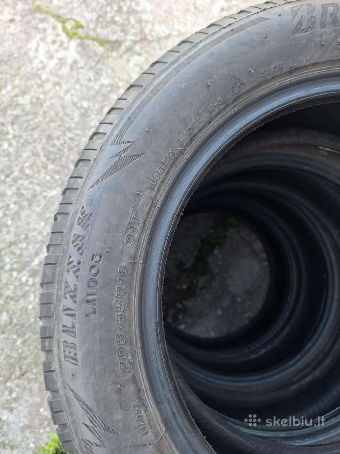 R16 205/55 m+s Bridgestone - nuotraukos Nr. 2