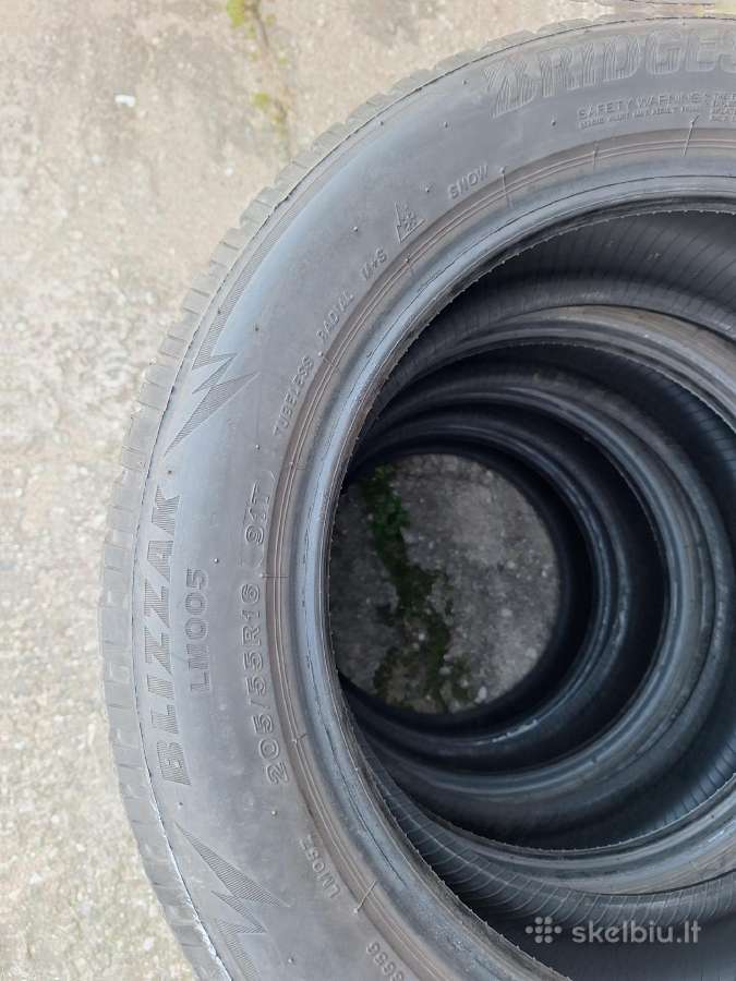 R16 205/55 m+s Bridgestone/hankook - nuotraukos Nr. 5