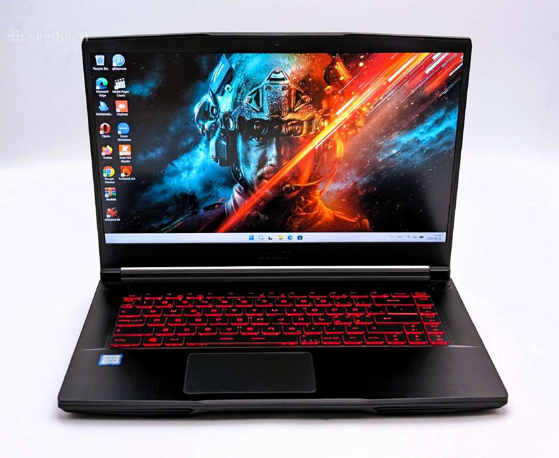 Msi Gf65 Thin i5-10300h 16/512 Gtx1660ti 6gb - nuotraukos Nr. 2