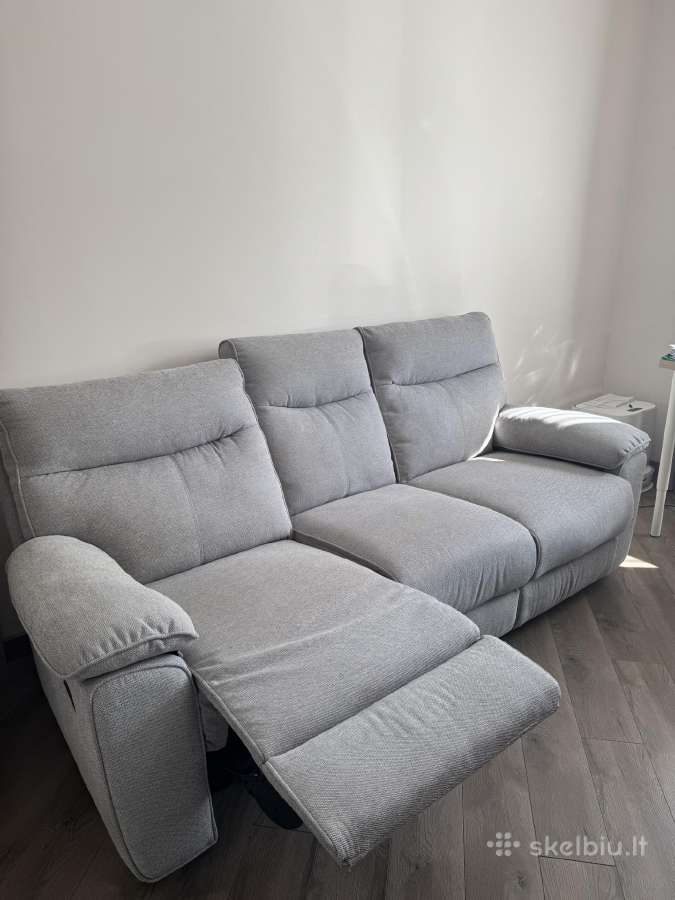 Sofa - reklaineris pilkos spavos - nuotraukos Nr. 3