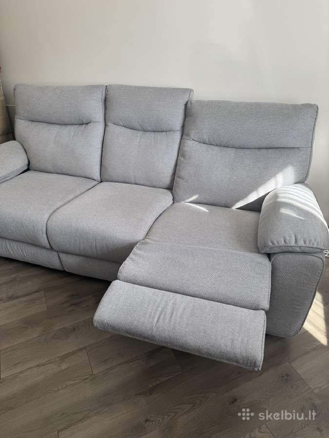 Sofa - reklaineris pilkos spavos - nuotraukos Nr. 4