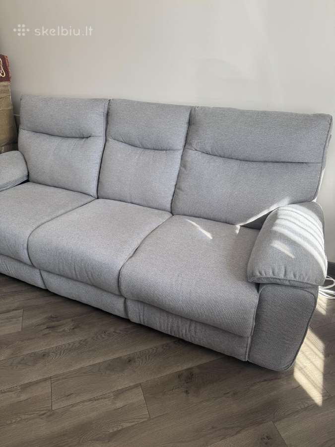 Sofa - reklaineris pilkos spavos - nuotraukos Nr. 5