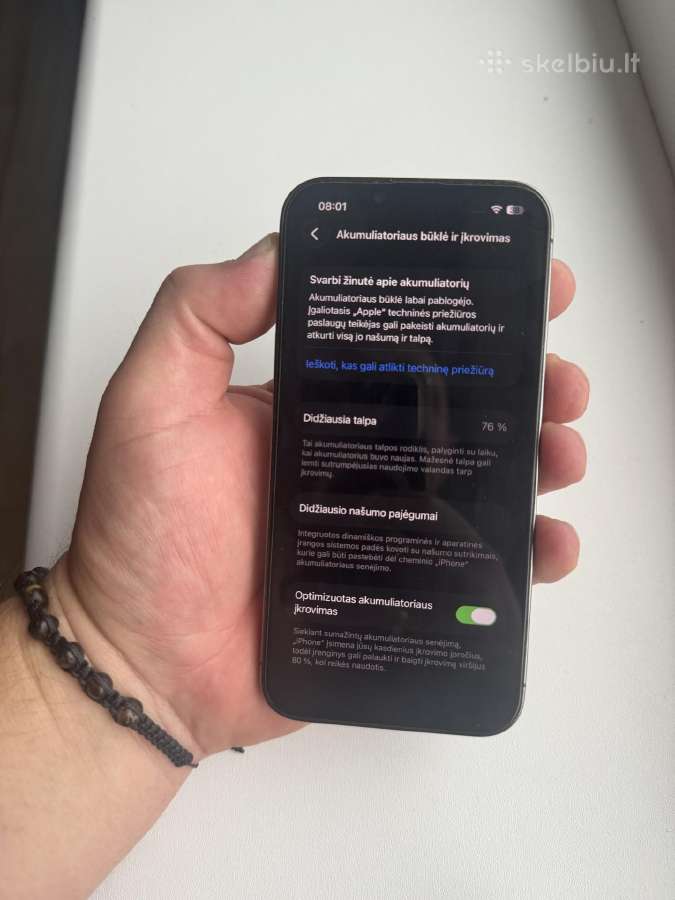 iPhone 13 pro 128gb - nuotraukos Nr. 4