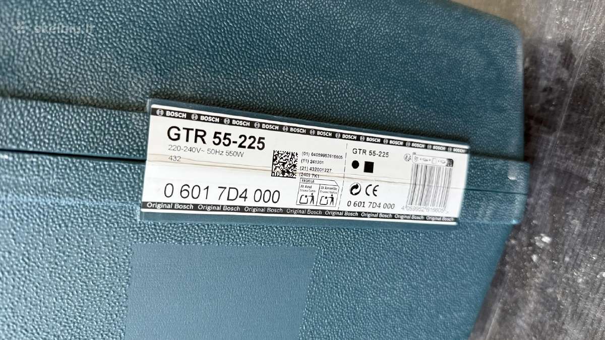 Bosch Gtr 55-225 sieny ir luby šlifuoklis - nuotraukos Nr. 3