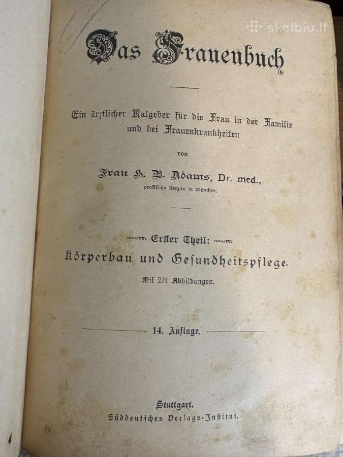 Antikvarinė knyga: „Das Frauenbuch" - nuotraukos Nr. 4