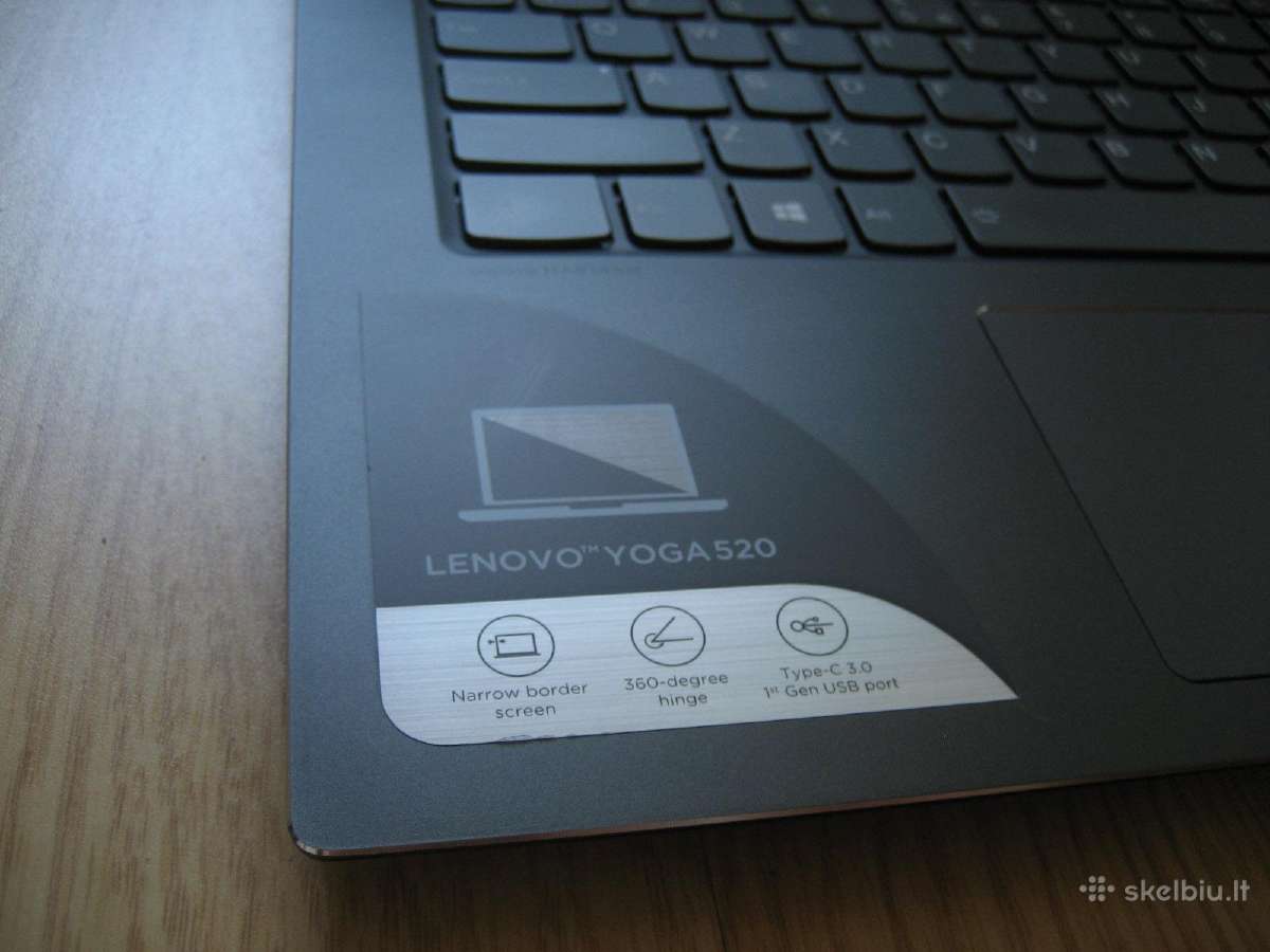 Lenovo Yoga 520 14.0 Fhd Ips touch/ 8gb/ 256gb - nuotraukos Nr. 4