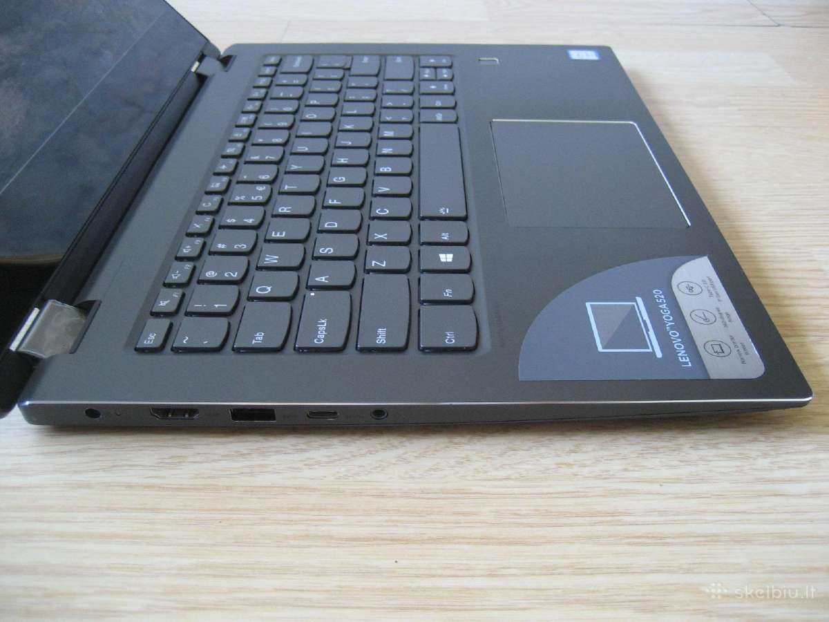 Lenovo Yoga 520 14.0 Fhd Ips touch/ 8gb/ 256gb - nuotraukos Nr. 11