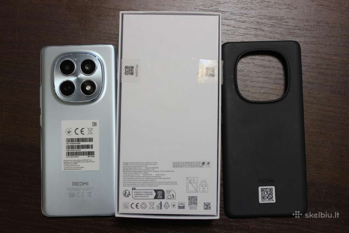 Xiaomi Redmi Note15 5G 128 GB Blue naujas - nuotraukos Nr. 4