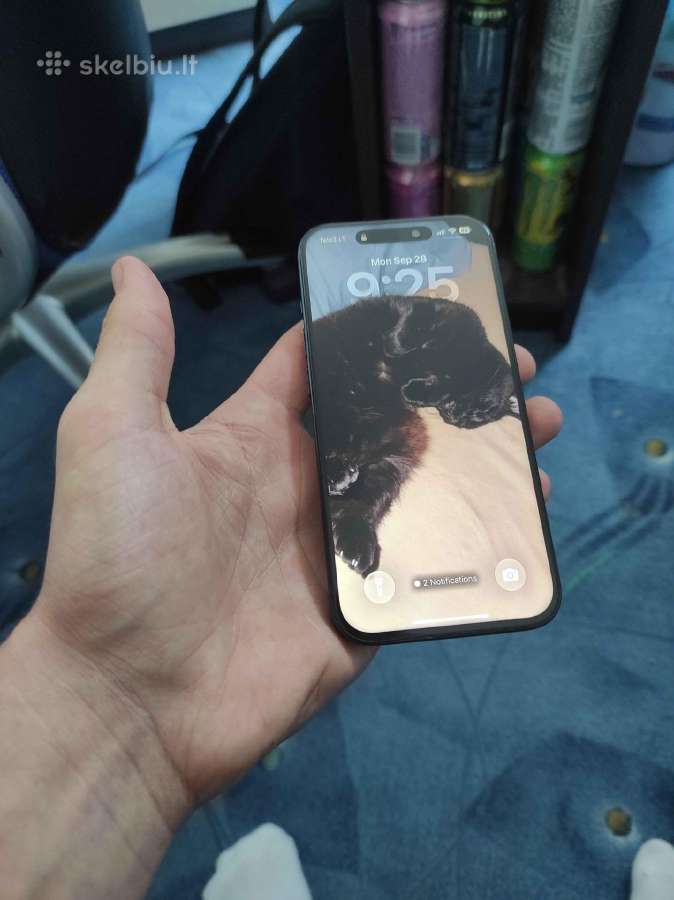 Parduodamas puikios būklės iPhone 15 Pro, 128 GB. - nuotraukos Nr. 6