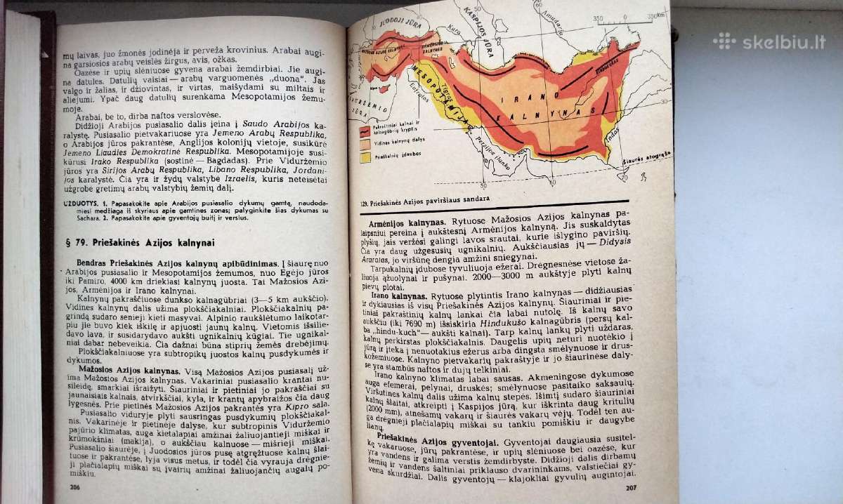 Žemynų geografija. 6 klasei. 1975 - nuotraukos Nr. 9