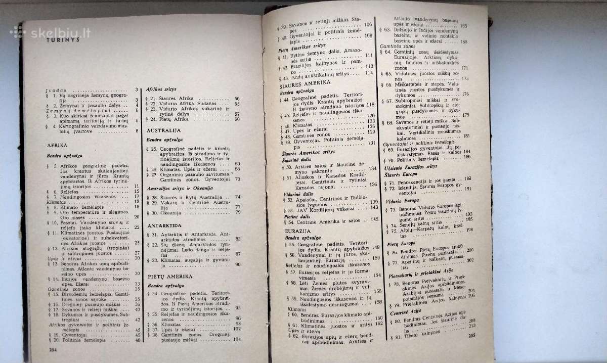 Žemynų geografija. 6 klasei. 1975 - nuotraukos Nr. 10