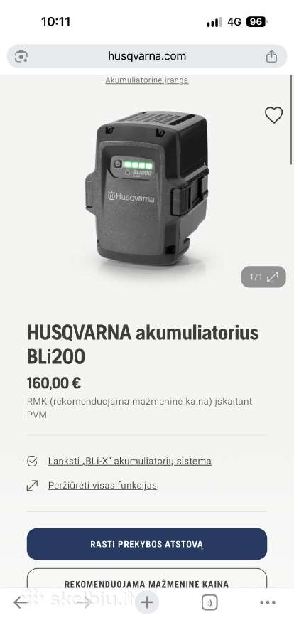 Husqvarna 536lirx akumuliatorinis trimeris - nuotraukos Nr. 9