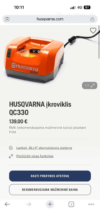 Husqvarna 536lirx akumuliatorinis trimeris - nuotraukos Nr. 11