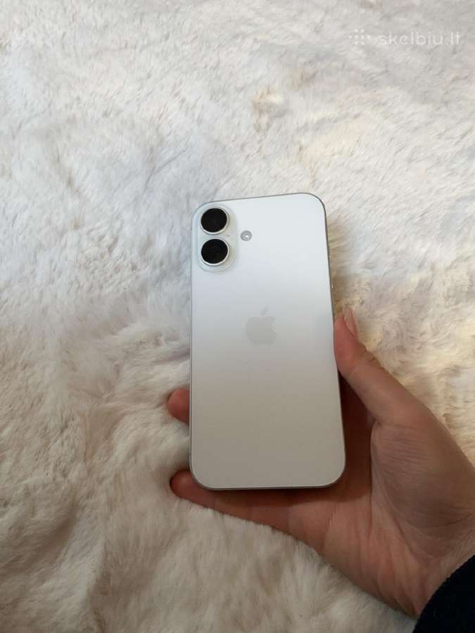 iPhone 16 baltas 256 GB - nuotraukos Nr. 2