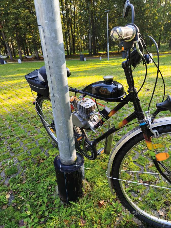 Motorinis dviratis 100cc - nuotraukos Nr. 5