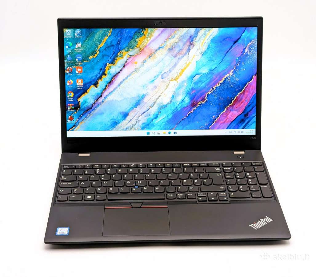 Lenovo P52s i7-8550u 32gb 256gb Quadro P500 - nuotraukos Nr. 3