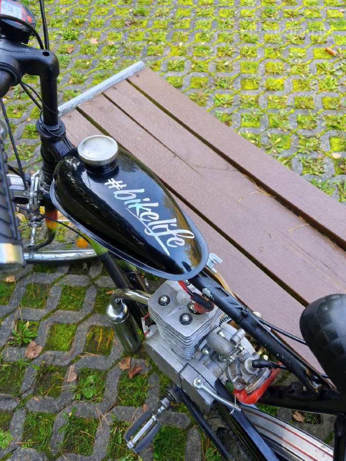Motorinis dviratis 100cc - nuotraukos Nr. 4