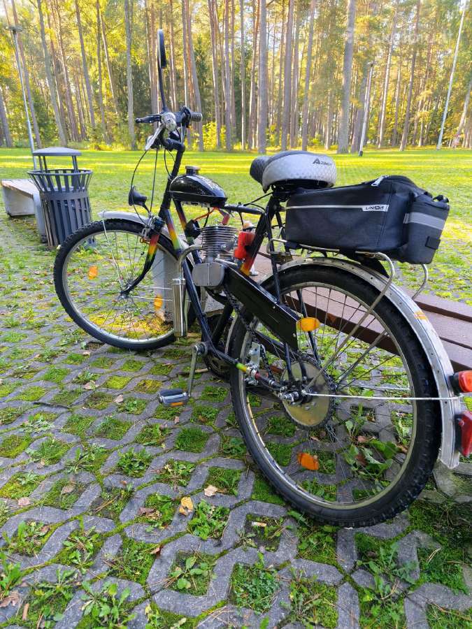Motorinis dviratis 100cc - nuotraukos Nr. 12