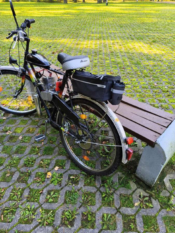 Motorinis dviratis 100cc - nuotraukos Nr. 13