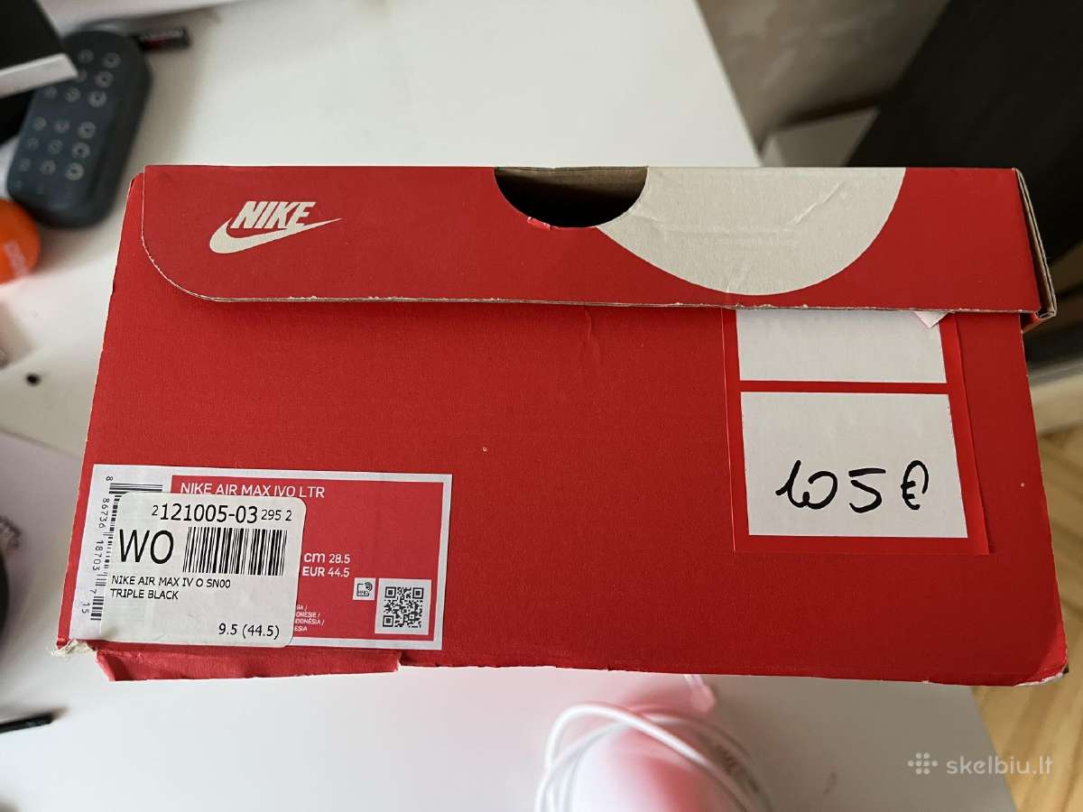 Nike Air Max Ivo Leather Black sportbačiai - nuotraukos Nr. 7