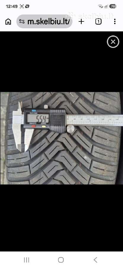 Dvi visasezoninės 215/65 R16 Continental - nuotraukos Nr. 2