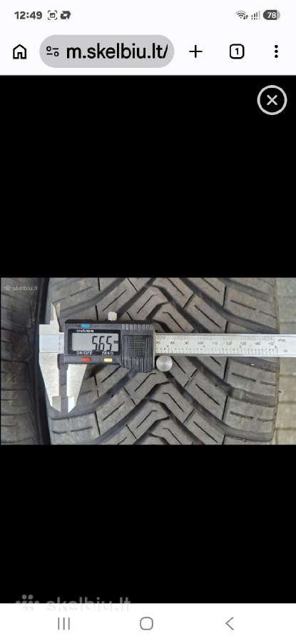 Dvi visasezoninės 215/65 R16 Continental - nuotraukos Nr. 3