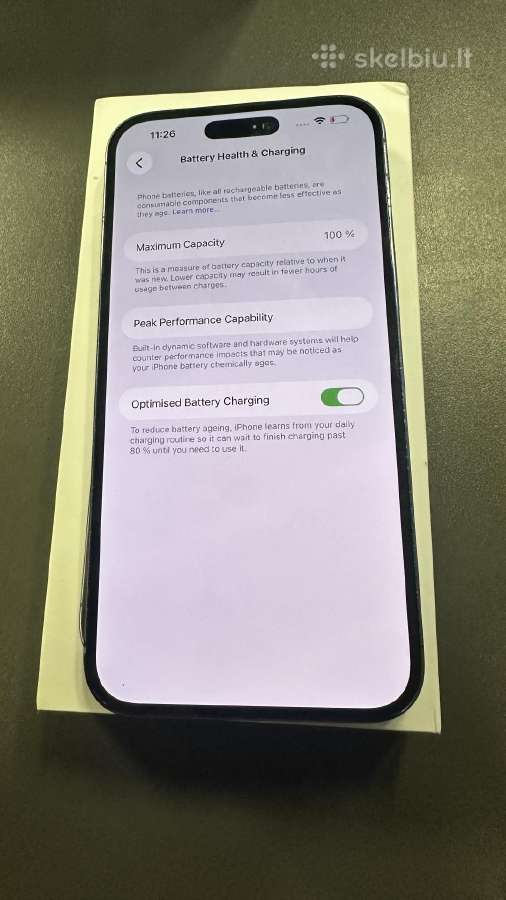 Idealios būklės 14 Pro Max 256gb su garantija - nuotraukos Nr. 4
