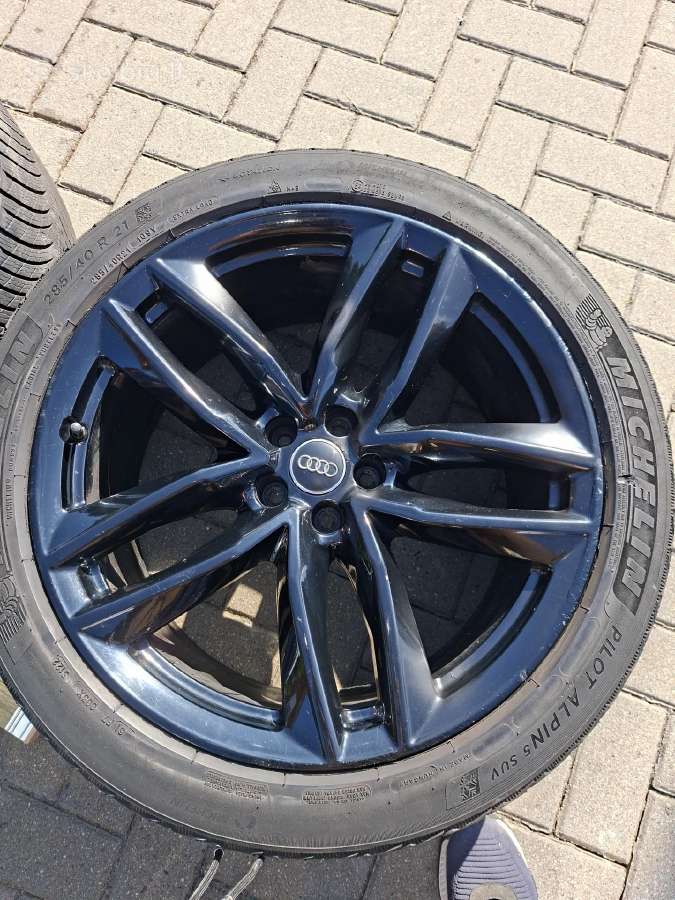 Audi Q5,q7,VW touareg R21 ratai su žieminėm padang - nuotraukos Nr. 4
