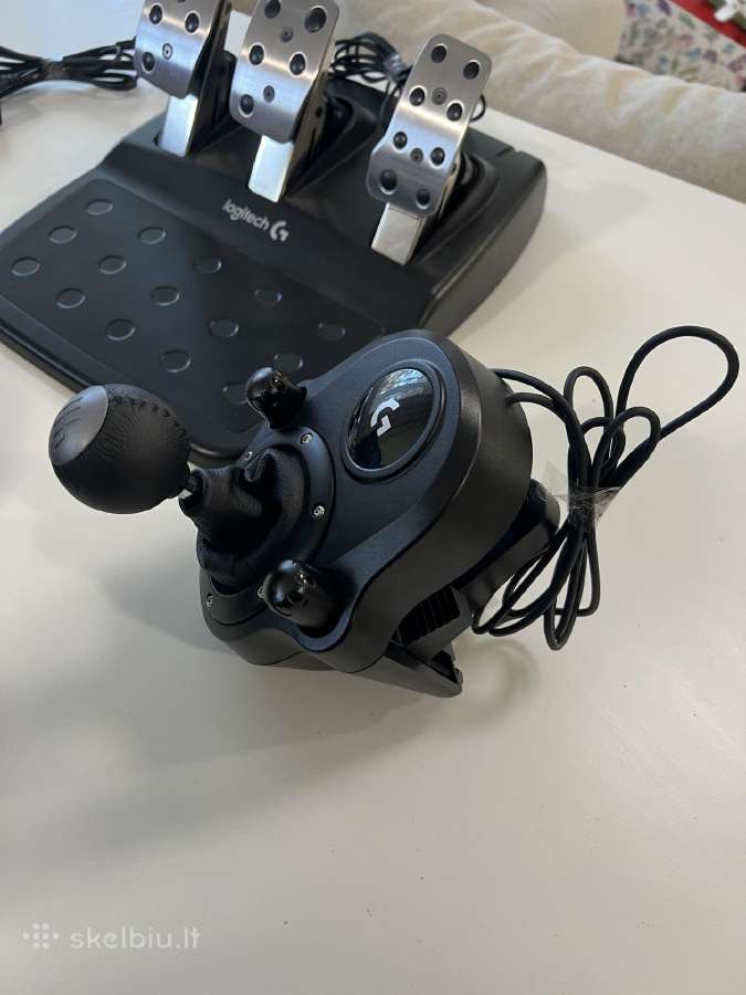 Logitech G29 + pedalai + Shifter - nuotraukos Nr. 3