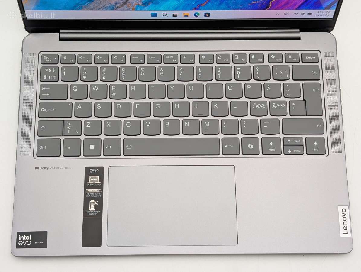 Lenovo Yoga Slim 7 Ultra 5 16gb 512gb Oled - nuotraukos Nr. 4