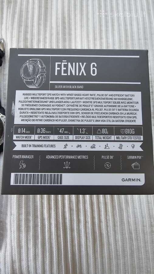 Garmin Fenix 6 - nuotraukos Nr. 5