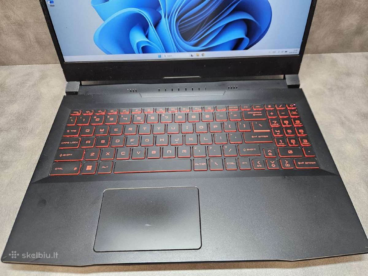 Msi Katana/rtx3060 6gb/32r/512ssd/i7-11800h/15.6" - nuotraukos Nr. 2