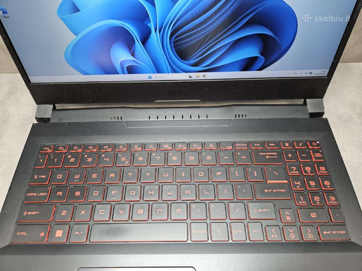 Msi Katana/rtx3060 6gb/32r/512ssd/i7-11800h/15.6" - nuotraukos Nr. 3