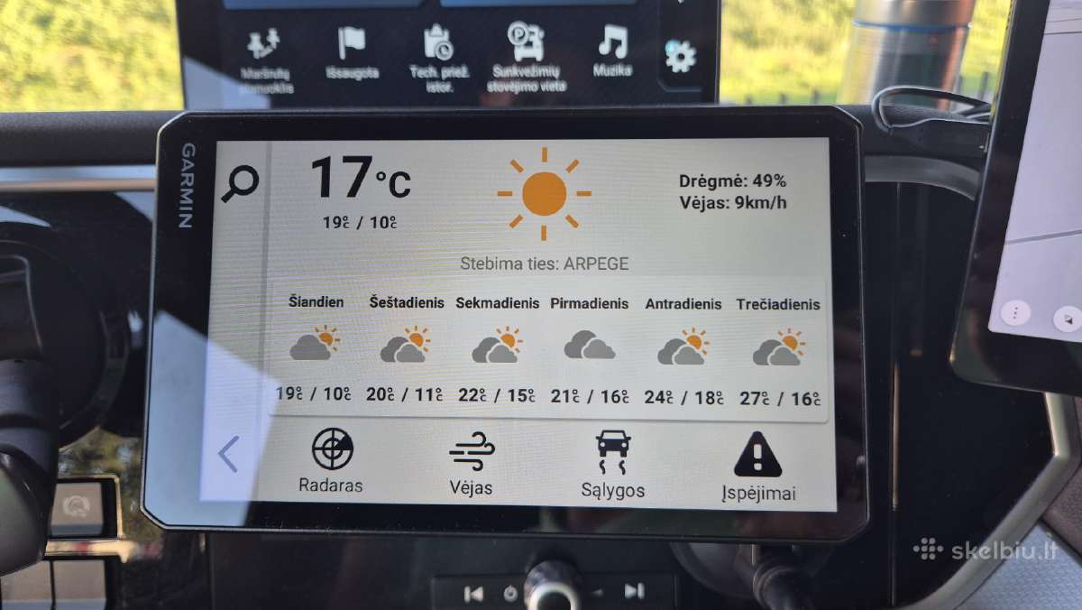 Garmin dezl Lgv720 vilkikui - nuotraukos Nr. 5