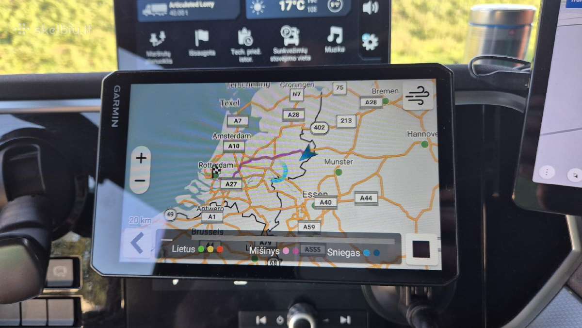 Garmin dezl Lgv720 vilkikui - nuotraukos Nr. 6