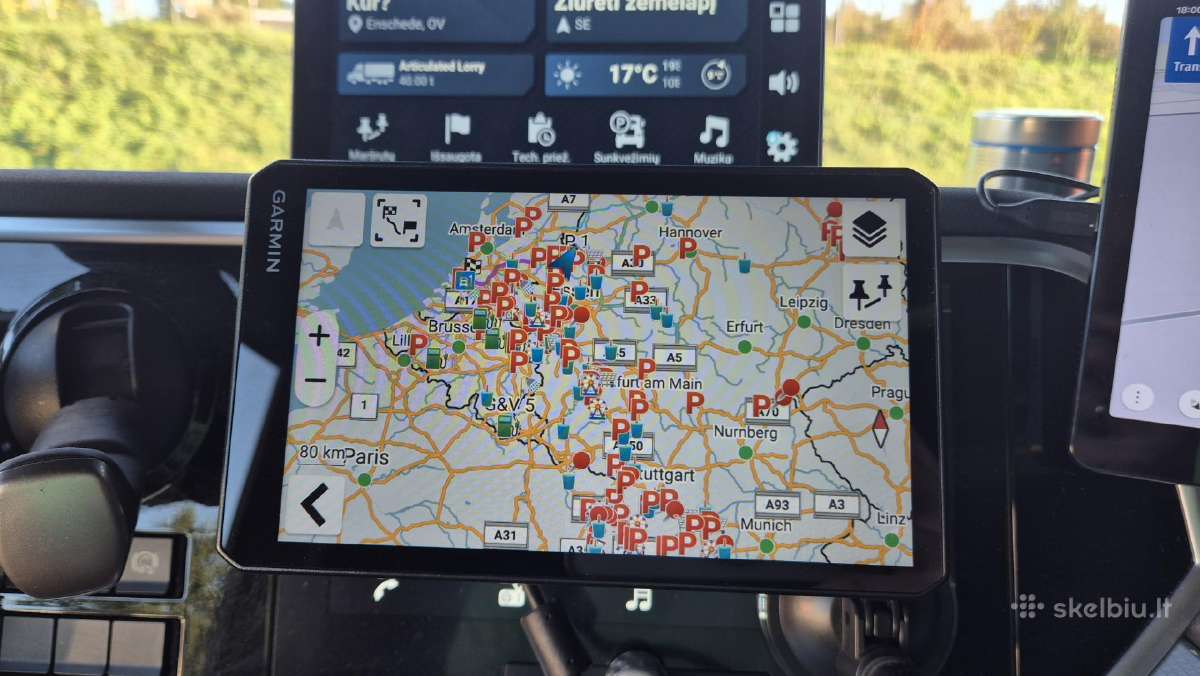 Garmin dezl Lgv720 vilkikui - nuotraukos Nr. 8