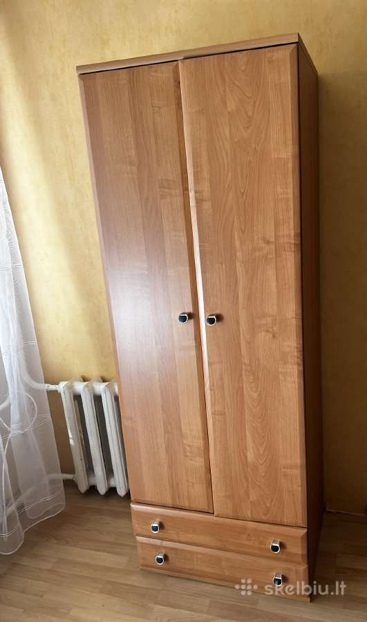 Dviejų durų spinta su stalčiais - nuotraukos Nr. 2