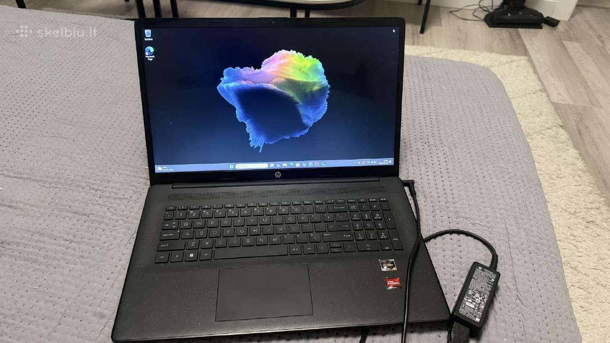 Hp 17,3 nešiojamas Ryzen 5 8gb 256gb SSD - nuotraukos Nr. 2