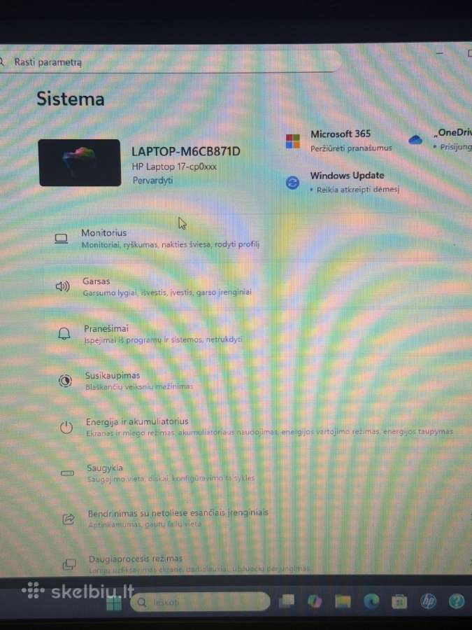 Hp 17,3 Ryzen 5 / 8gb RAM / 256gb SSD - nuotraukos Nr. 3