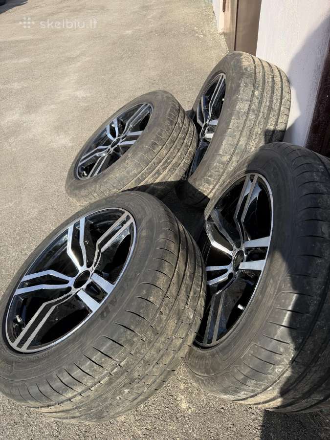 4 Ratlankiai R19 Bmw su padangomis Good Year. - nuotraukos Nr. 2