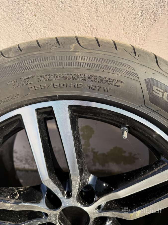 4 Ratlankiai R19 Bmw su padangomis Good Year. - nuotraukos Nr. 5