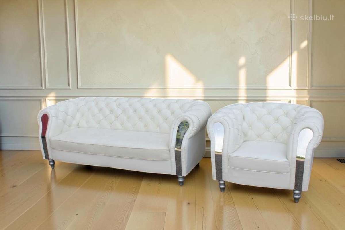 Chesterfield boso kėdė - nuotraukos Nr. 15
