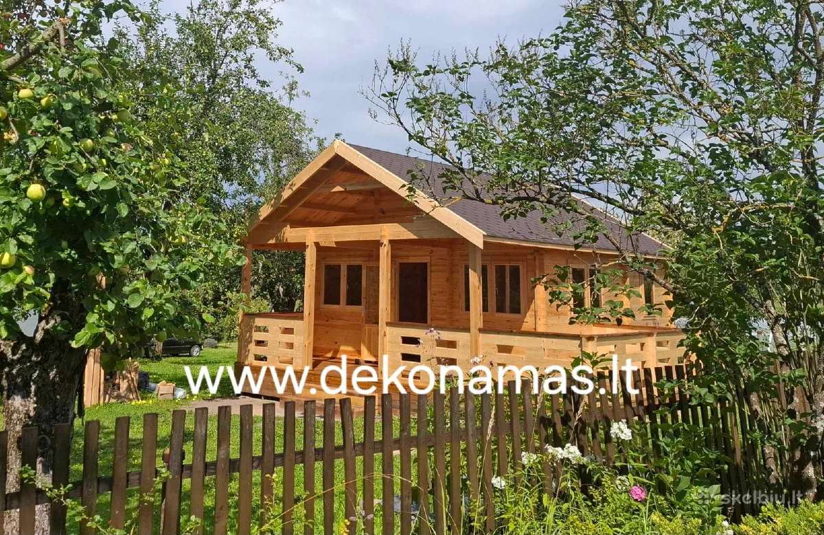 Medinis sodo namelis „lora“ 6x8 m - nuotraukos Nr. 2