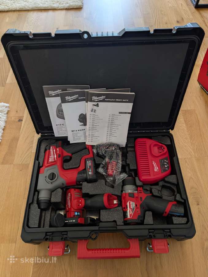 Naujas Milwaukee m12 įrankių komplektas - nuotraukos Nr. 2