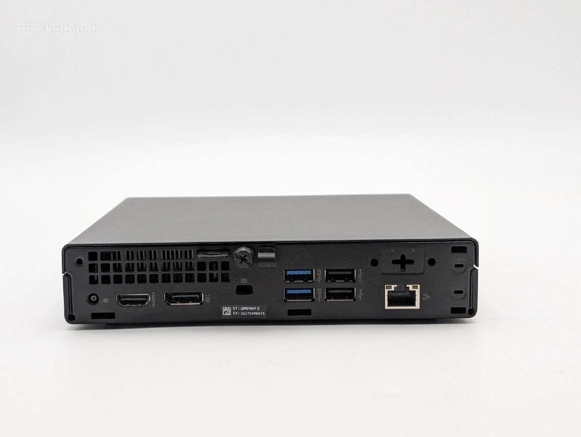 Dell Optiplex 3080 Micro i5-10500t/16g/256gb Tiny - nuotraukos Nr. 4