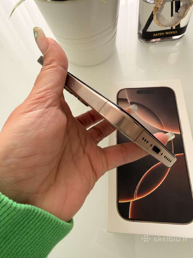 Parduodamas idealios būklės iPhone 16 Pro 256 GB - nuotraukos Nr. 5