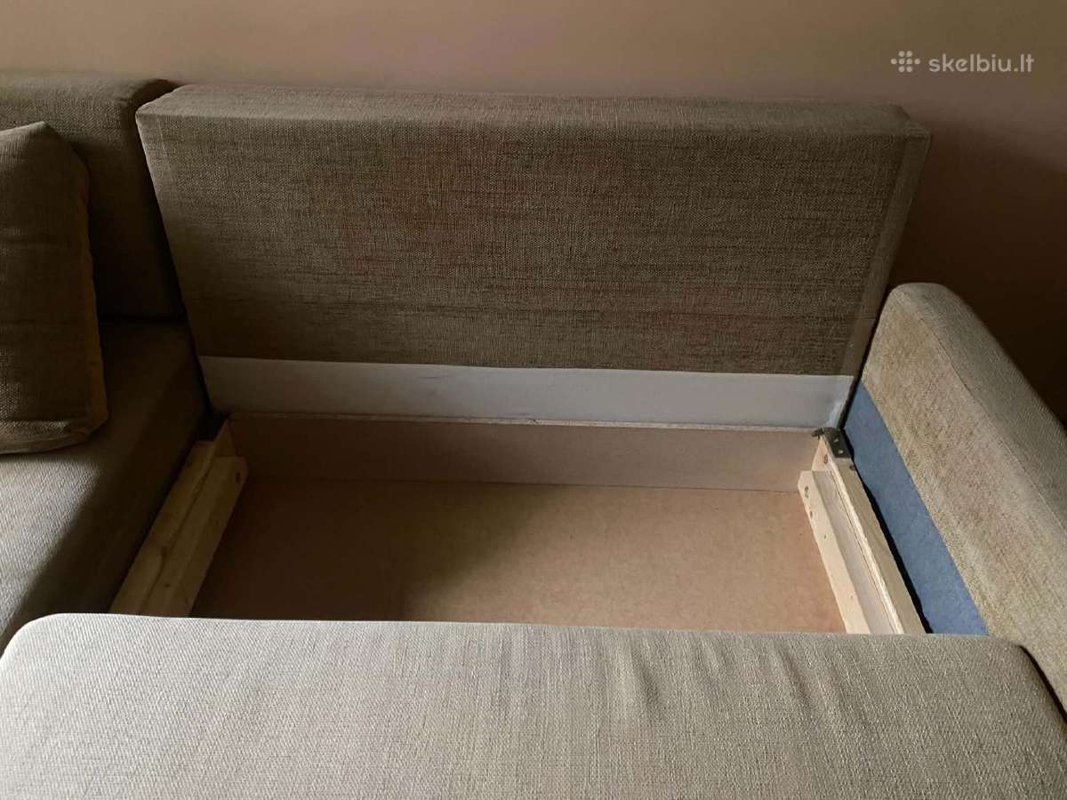 Parduodama sofa -lova su miegamąja dalimi - nuotraukos Nr. 5